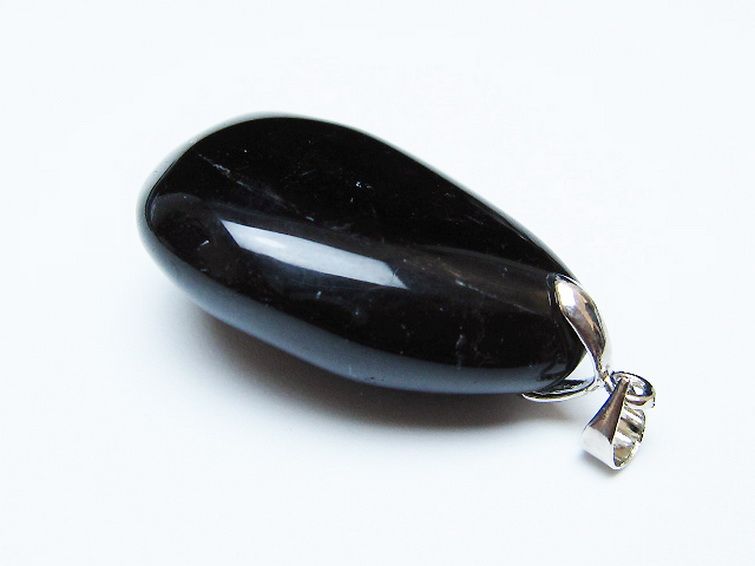 モリオン 純天然 黒水晶 ペンダント [t359-1916] 3枚目
