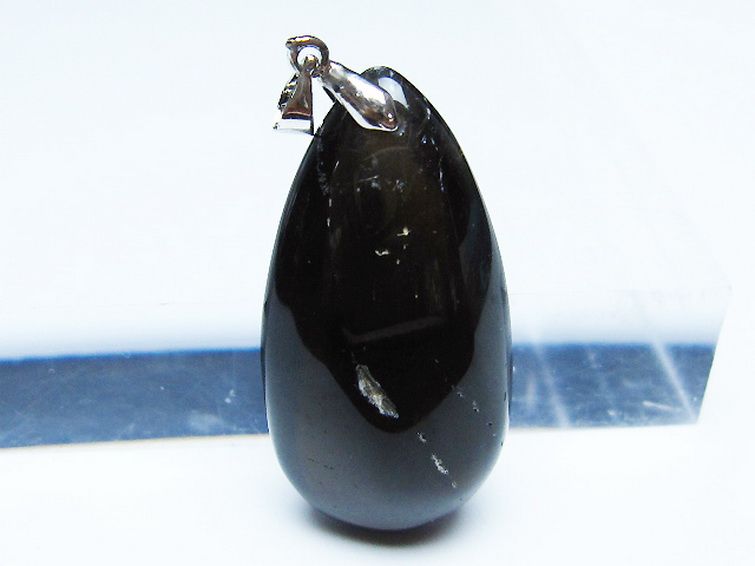 モリオン 純天然 黒水晶 ペンダント [t359-1927] 2枚目