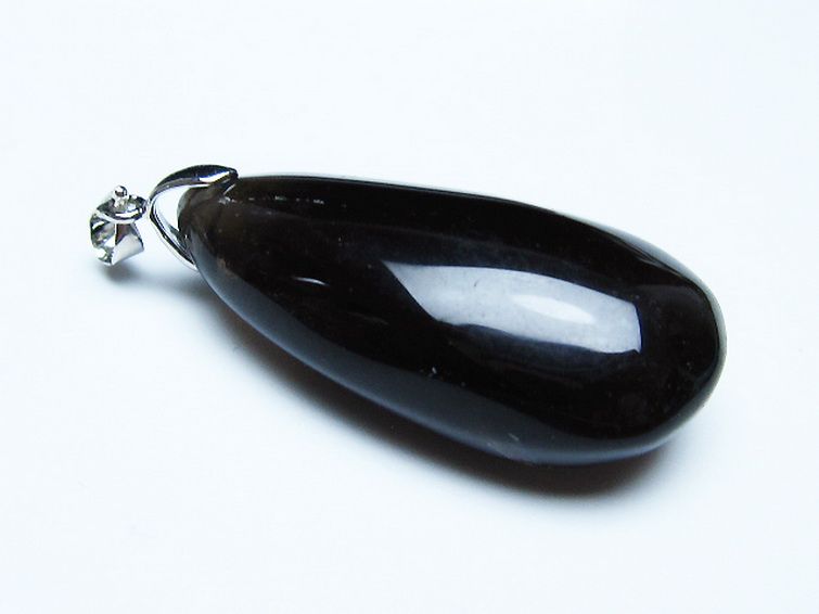 モリオン 純天然 黒水晶 ペンダント [t359-1927] 3枚目