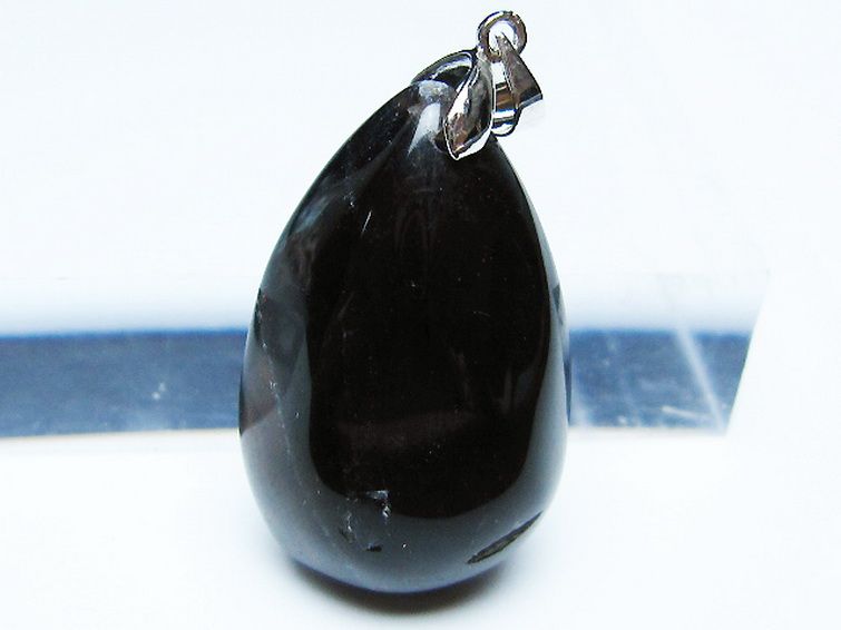 モリオン 純天然 黒水晶 ペンダント [t359-1931] 3枚目