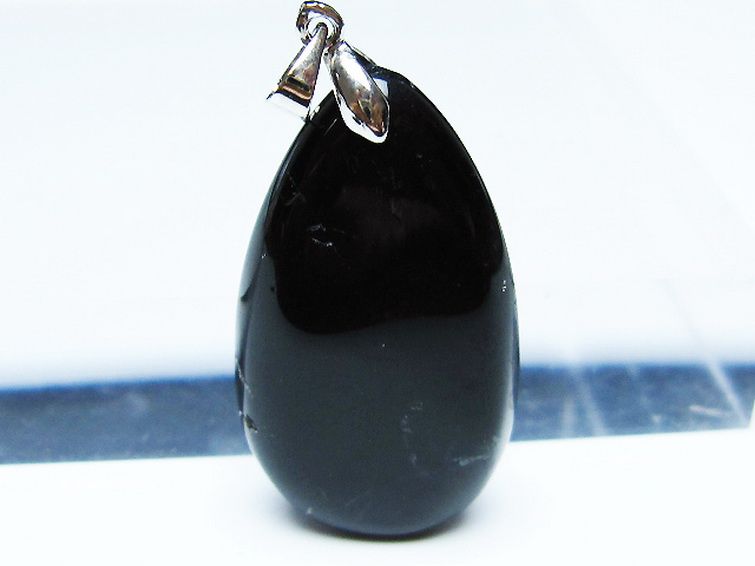 モリオン 純天然 黒水晶 ペンダント [t359-1934] 2枚目