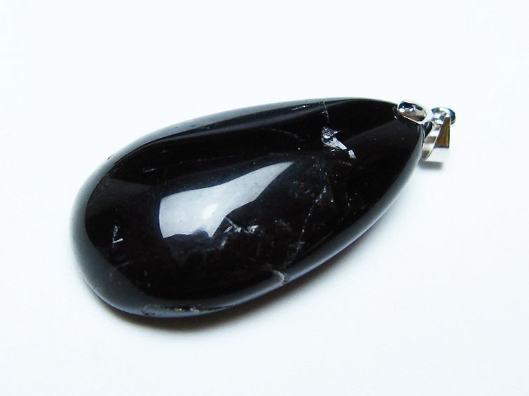 モリオン 純天然 黒水晶 ペンダント [t359-1934] 3枚目