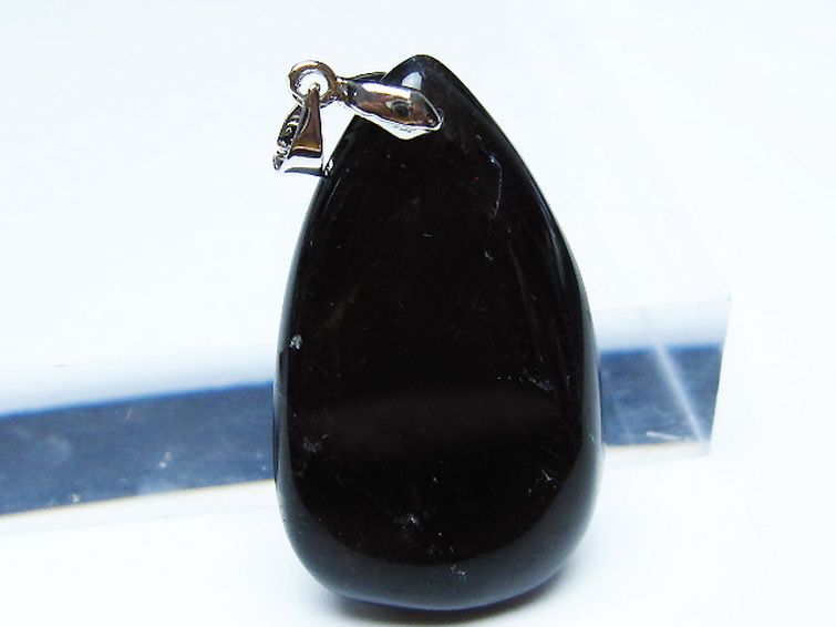 モリオン 純天然 黒水晶 ペンダント [t359-1941] 2枚目