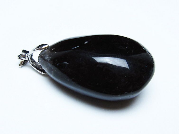 モリオン 純天然 黒水晶 ペンダント [t359-1945] 3枚目