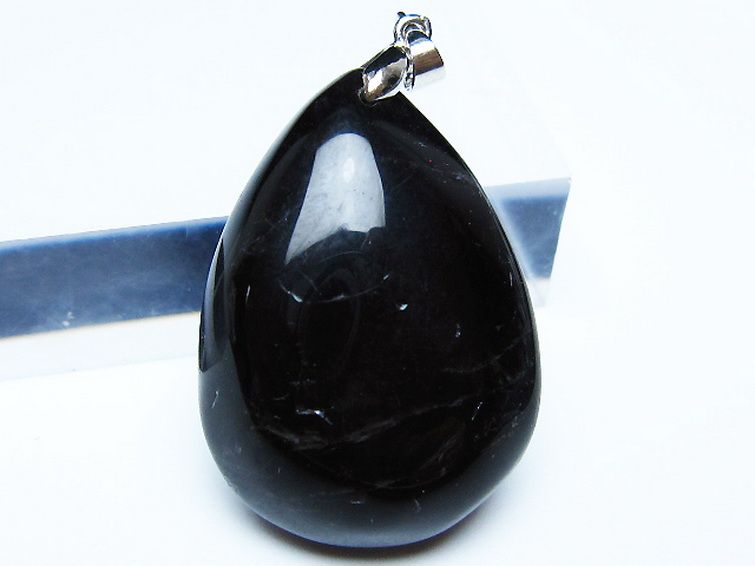 モリオン 純天然 黒水晶 ペンダント [t359-1957] 2枚目