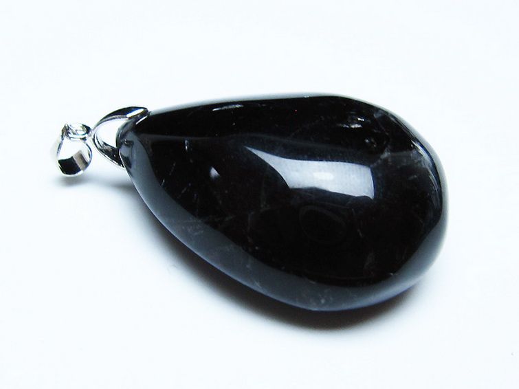 モリオン 純天然 黒水晶 ペンダント [t359-1957] 3枚目