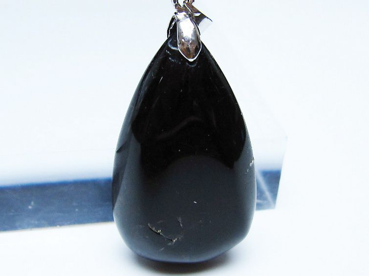 モリオン 純天然 黒水晶 ペンダント [T359-1961] 2枚目