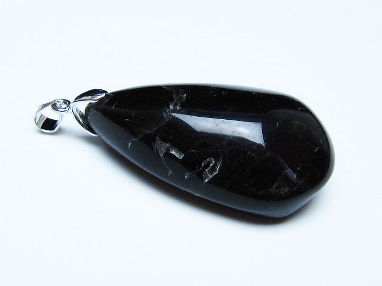モリオン 純天然 黒水晶 ペンダント [T359-1961] 3枚目