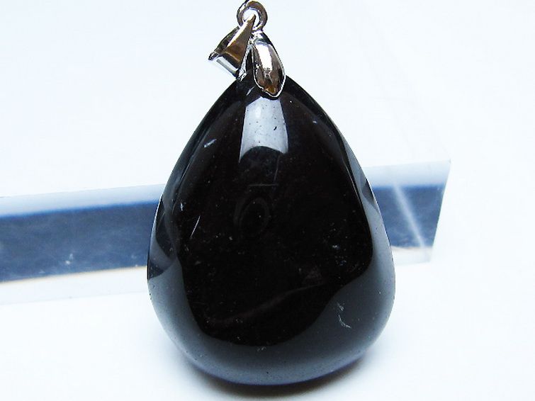 モリオン 純天然 黒水晶 ペンダント [t359-1963] 2枚目