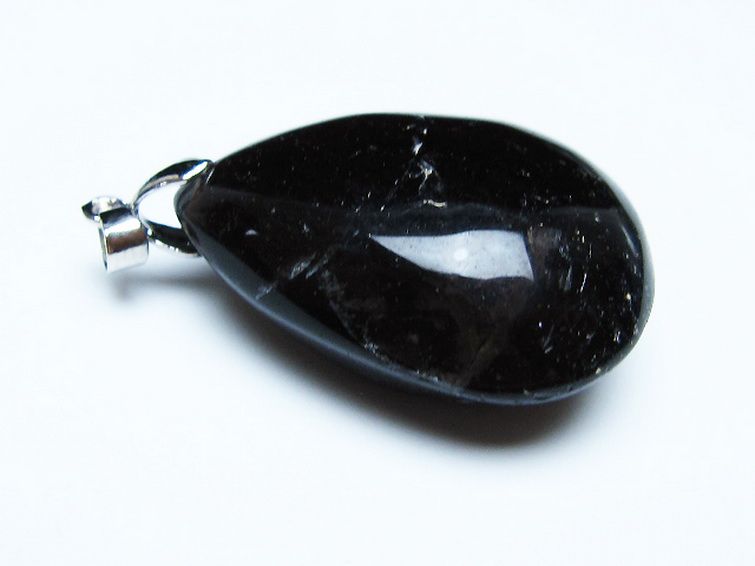 モリオン 純天然 黒水晶 ペンダント [t359-1963] 3枚目