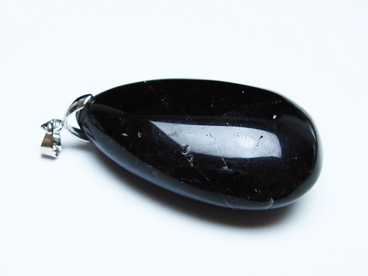 モリオン 純天然 黒水晶 ペンダント [T359-1971] 3枚目