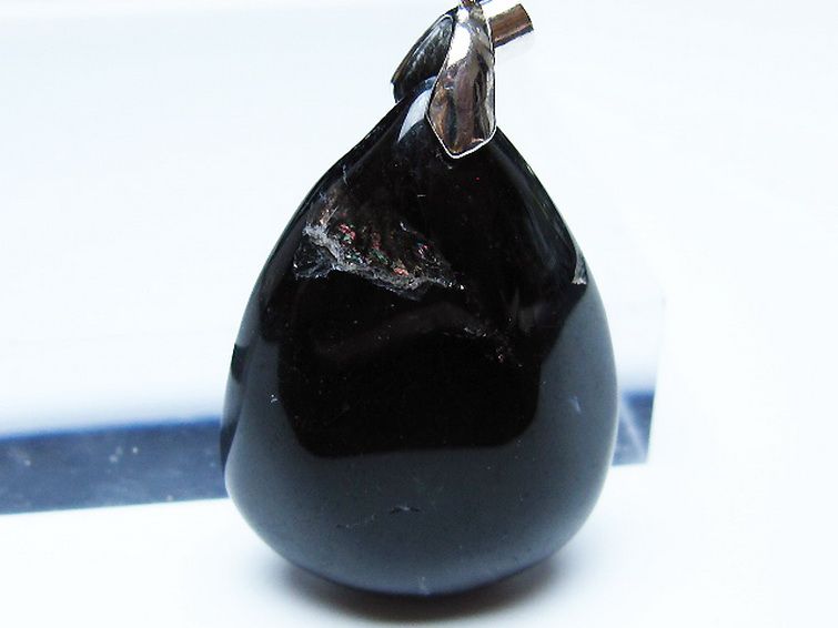 モリオン 純天然 黒水晶 ペンダント [t359-1985] 2枚目