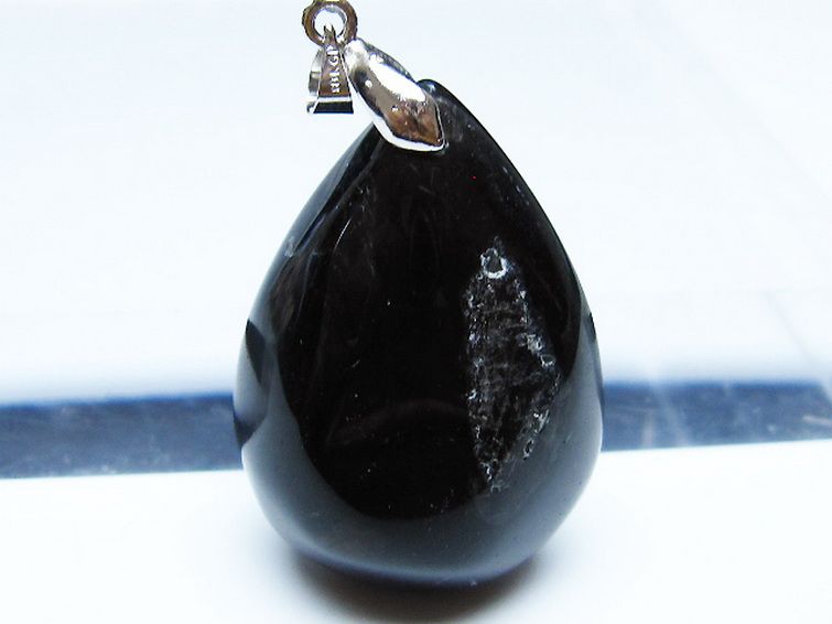 モリオン 純天然 黒水晶 ペンダント [T359-2007] 2枚目