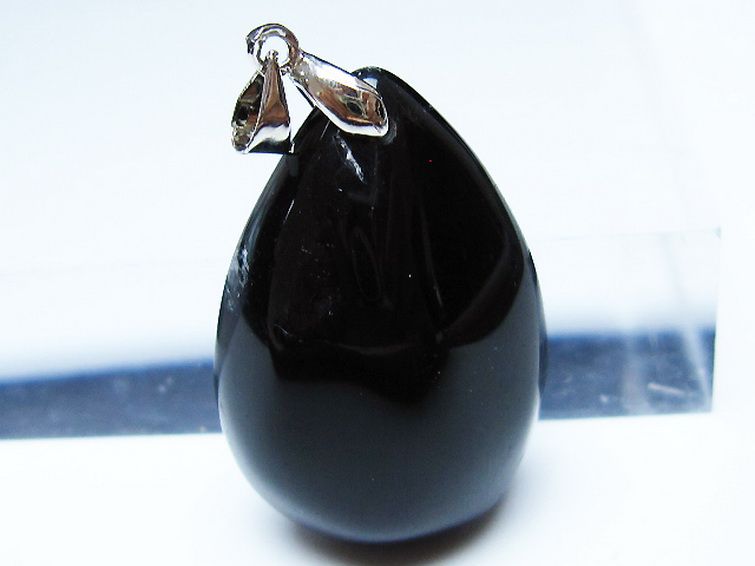 モリオン 純天然 黒水晶 ペンダント [T359-2021] 2枚目