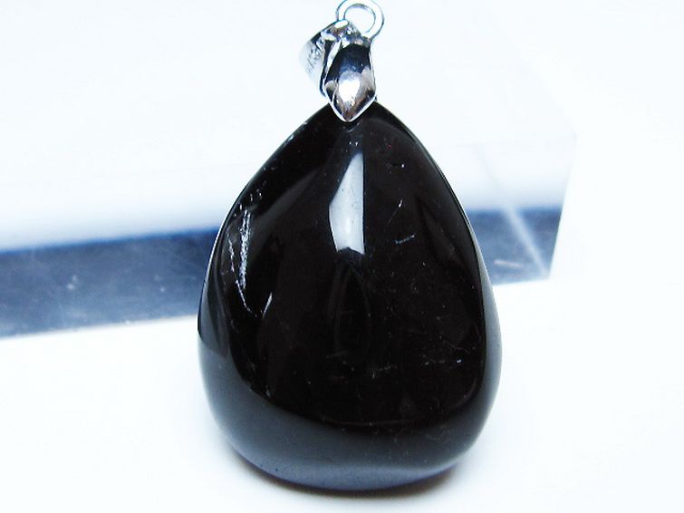 モリオン 純天然 黒水晶 ペンダント [t359-2026] 2枚目