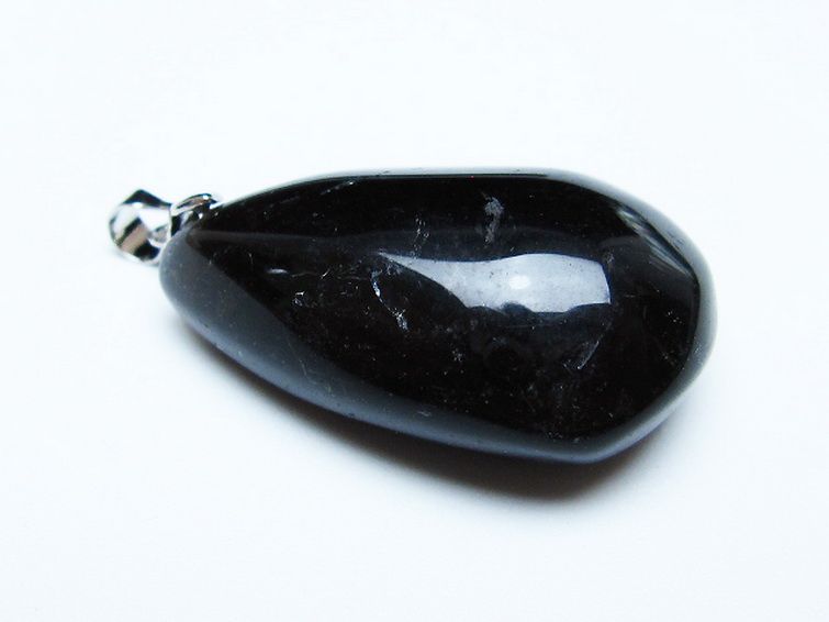 モリオン 純天然 黒水晶 ペンダント [t359-2029] 3枚目