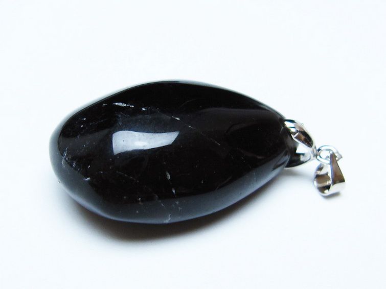 モリオン 純天然 黒水晶 ペンダント [T359-2031] 3枚目