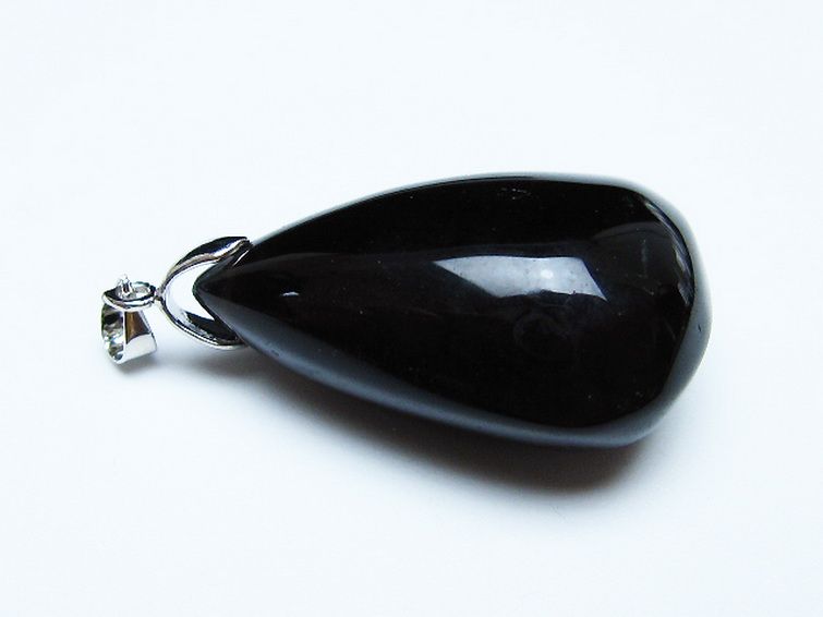 モリオン 純天然 黒水晶 ペンダント [t359-2033] 3枚目