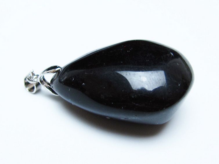 モリオン 純天然 黒水晶 ペンダント [t359-2039] 3枚目