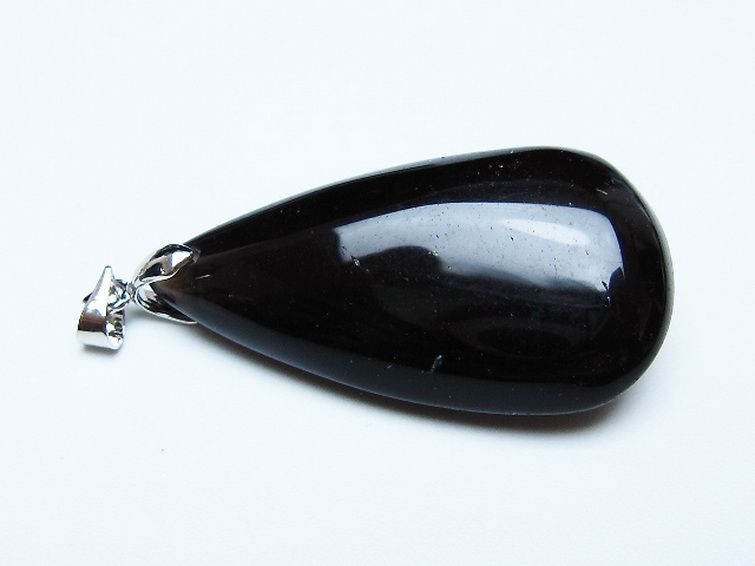 モリオン 純天然 黒水晶 ペンダント [T359-2050] 3枚目