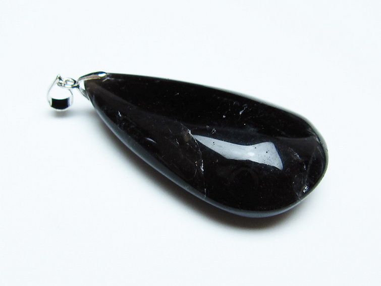 モリオン 純天然 黒水晶 ペンダント [t359-2051] 3枚目