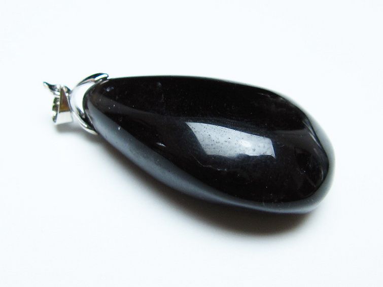 モリオン 純天然 黒水晶 ペンダント [T359-2052] 3枚目