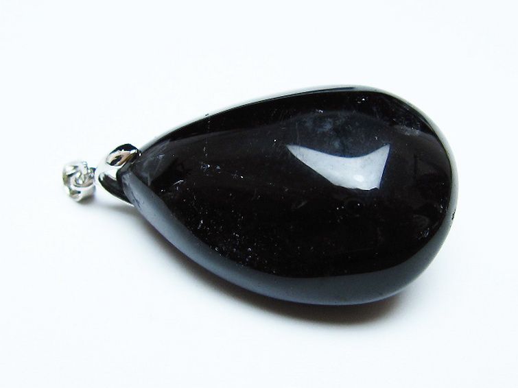 モリオン 純天然 黒水晶 ペンダント [T359-2055] 3枚目