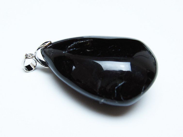 モリオン 純天然 黒水晶 ペンダント [T359-2058] 3枚目
