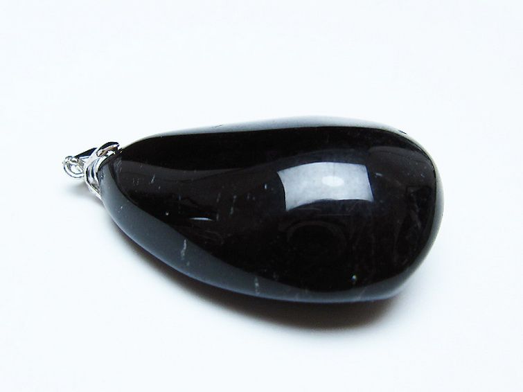 モリオン 純天然 黒水晶 ペンダント [t359-2059] 3枚目