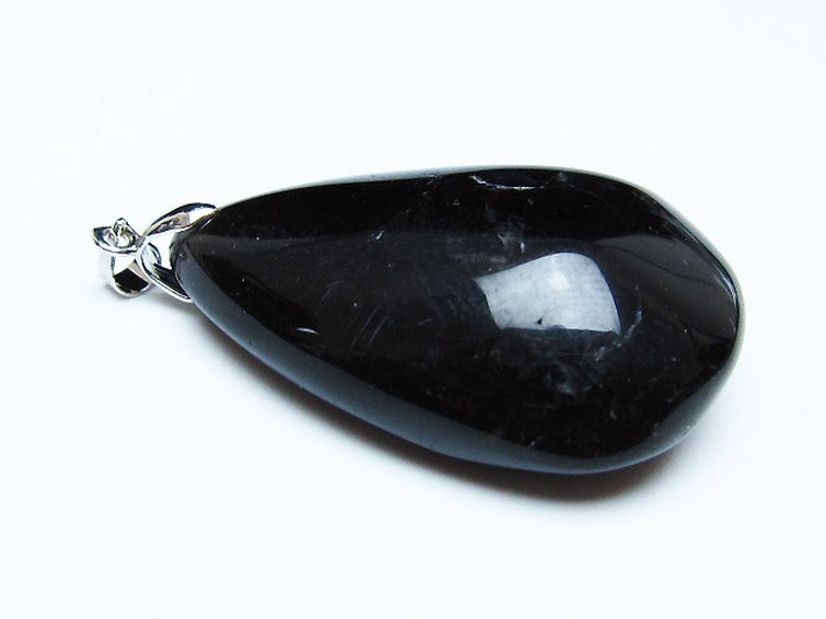 モリオン 純天然 黒水晶 ペンダント [T359-2061] 3枚目