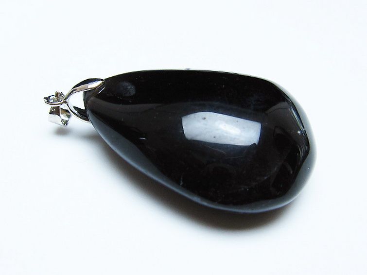 モリオン 純天然 黒水晶 ペンダント [t359-2064] 3枚目