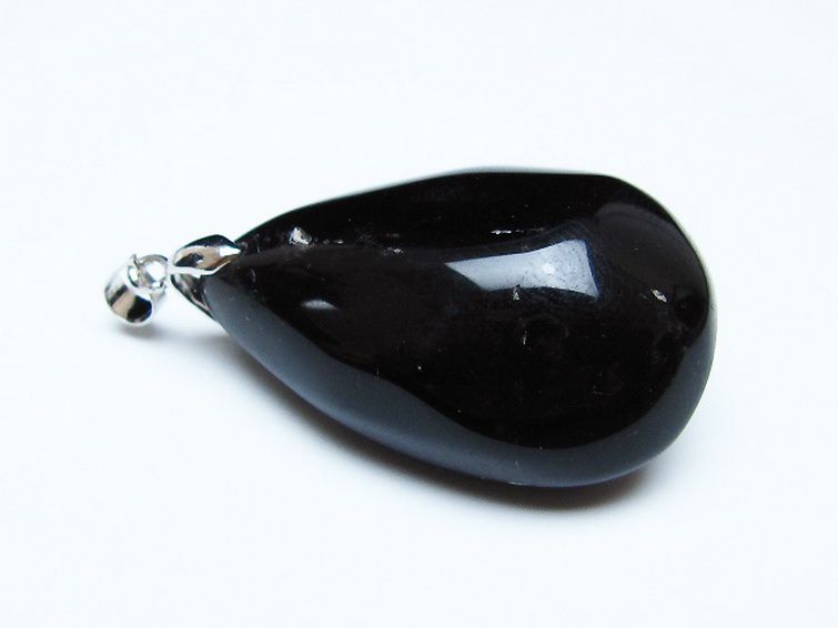 モリオン 純天然 黒水晶 ペンダント [t359-2070] 3枚目