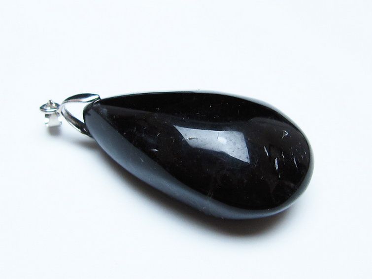 モリオン 純天然 黒水晶 ペンダント [t359-2071] 3枚目