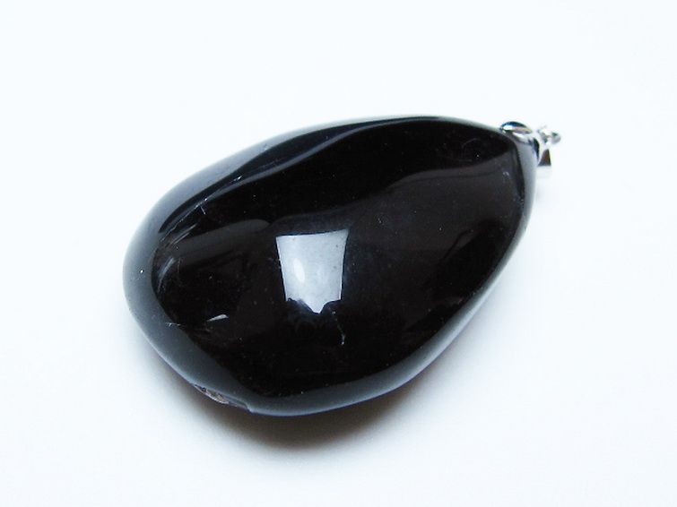 モリオン 純天然 黒水晶 ペンダント [T359-2072] 3枚目
