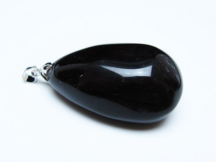 モリオン 純天然 黒水晶 ペンダント [T359-2075] 3枚目