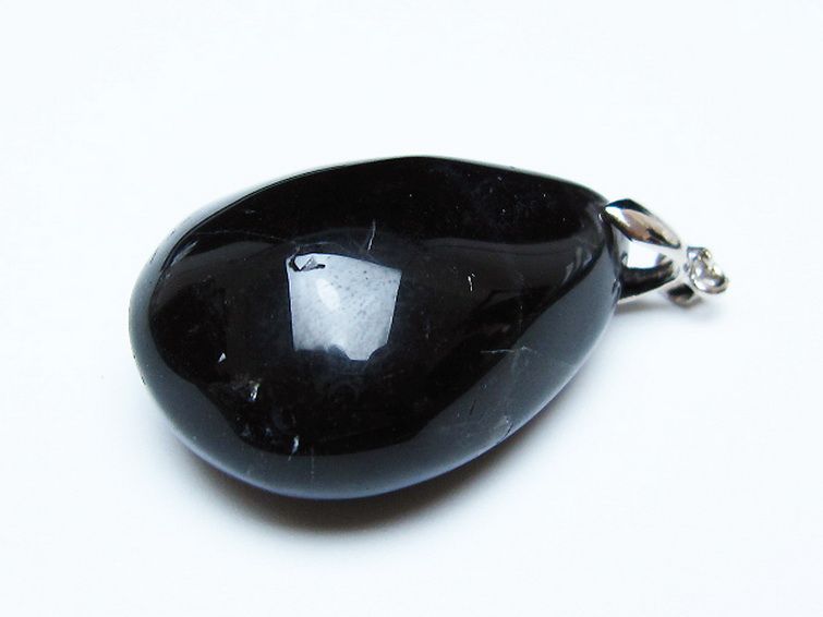 モリオン 純天然 黒水晶 ペンダント [T359-2078] 3枚目