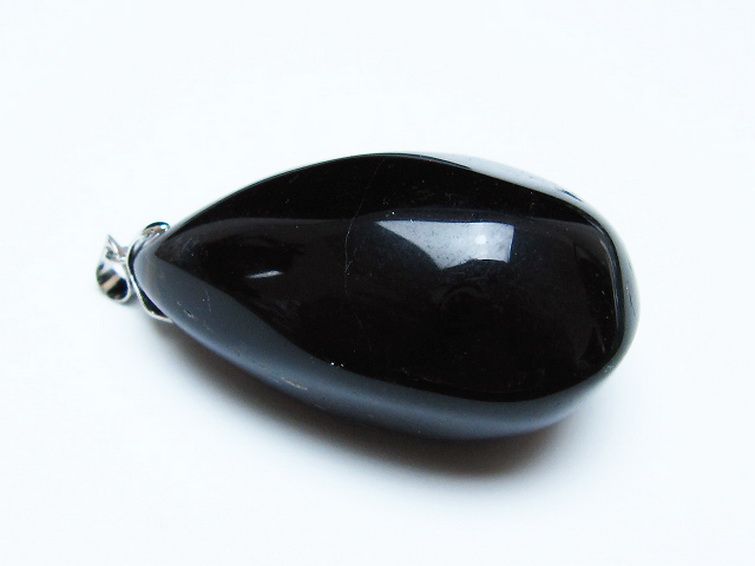 モリオン 純天然 黒水晶 ペンダント [T359-2091] 3枚目