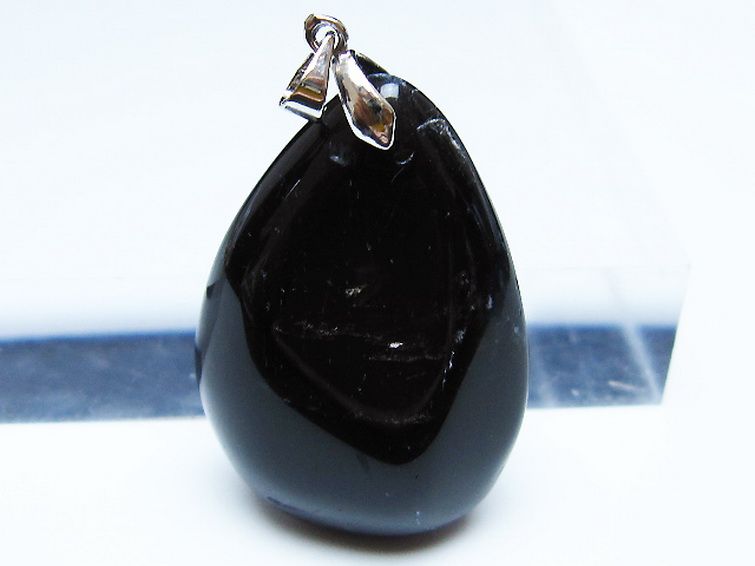 モリオン 純天然 黒水晶 ペンダント [T359-2094] 2枚目