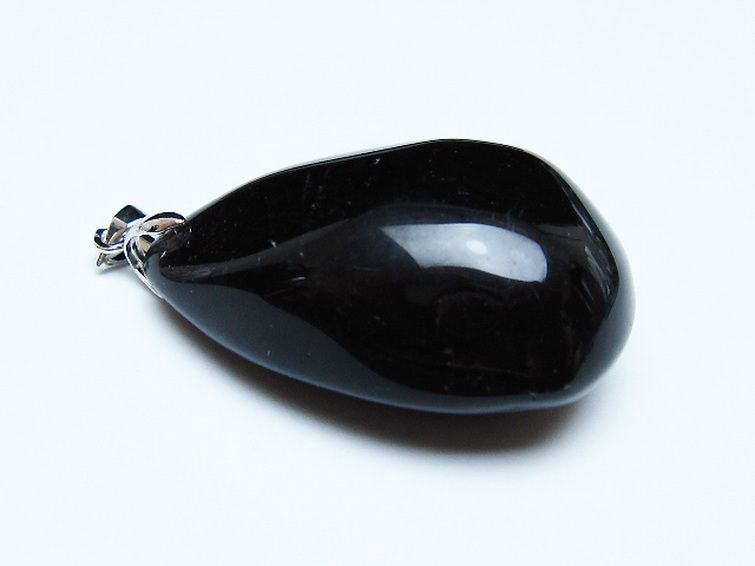 モリオン 純天然 黒水晶 ペンダント [T359-2094] 3枚目