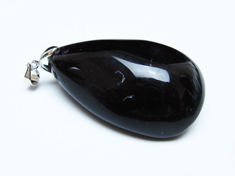 モリオン 純天然 黒水晶 ペンダント [T359-2110] 3枚目