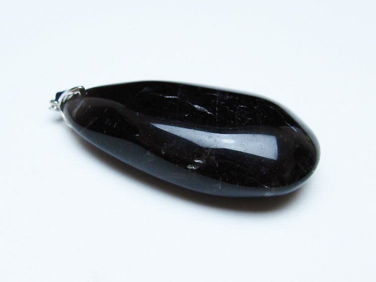 モリオン 純天然 黒水晶 ペンダント [T359-2112] 3枚目