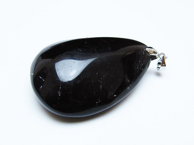 モリオン 純天然 黒水晶 ペンダント [t359-2122] 3枚目