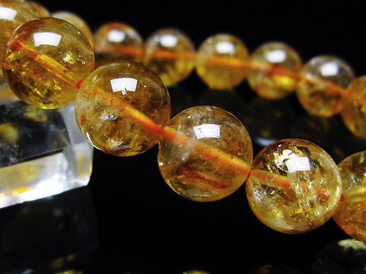 カラフルストーンの金色ブレスレット 黄水晶6mmブレス共仕立 お数珠の安田念珠店へ｜総本山御用達 安田念珠