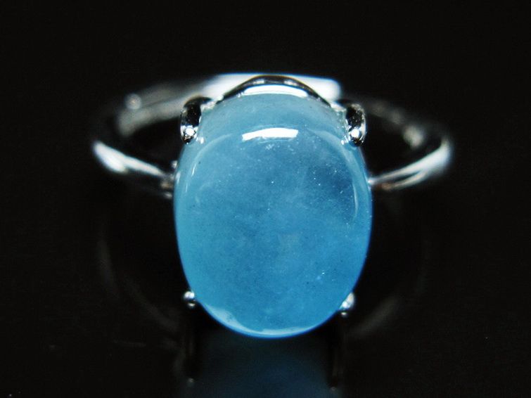 アクアマリン 指輪 (16号)[T367-7030] 1枚目