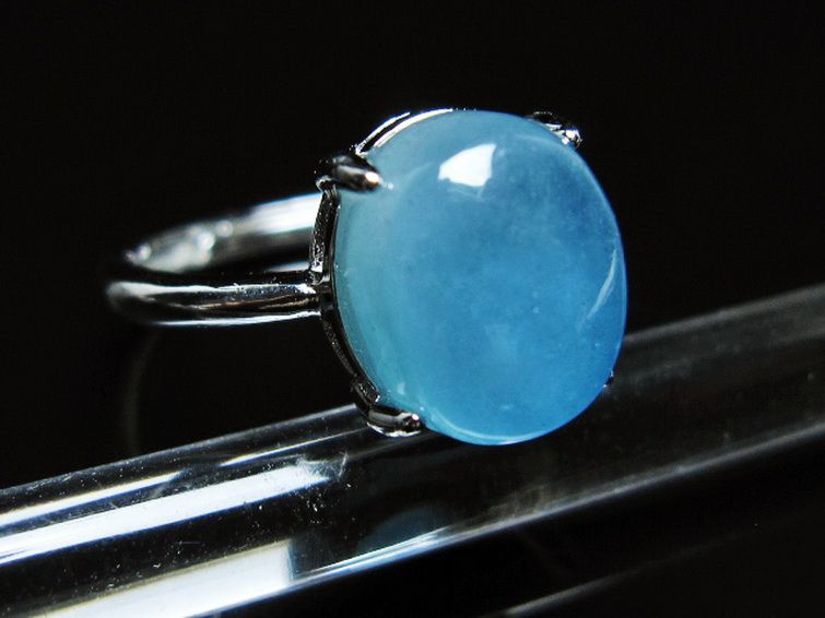 アクアマリン 指輪 (16号)[T367-7030] 3枚目