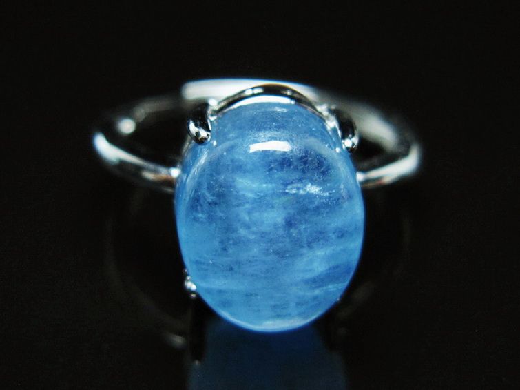 アクアマリン 指輪 (15号)[T367-7042] 1枚目