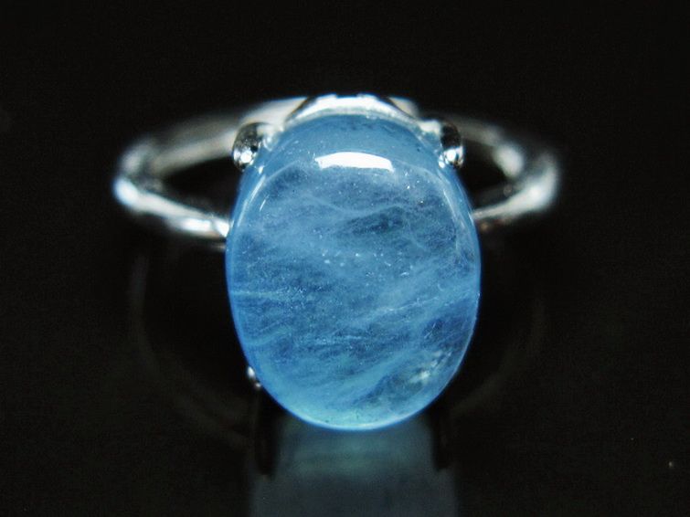 アクアマリン 指輪 (15号)[T367-7047] 1枚目