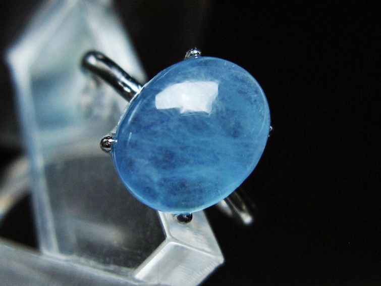 アクアマリン 指輪 (15号)[T367-7047] 2枚目