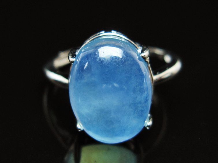 アクアマリン 指輪 (17号)[T367-7065] 1枚目