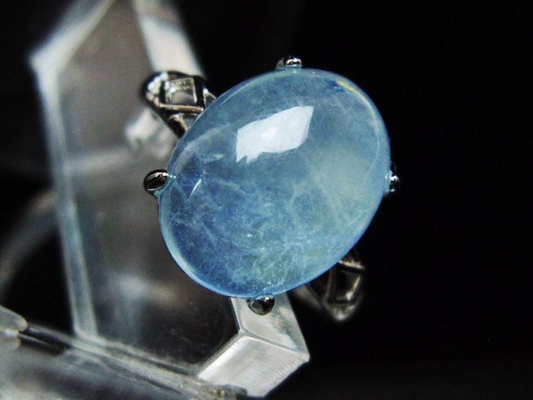 アクアマリン 指輪 (17号)[T367-7076] 2枚目